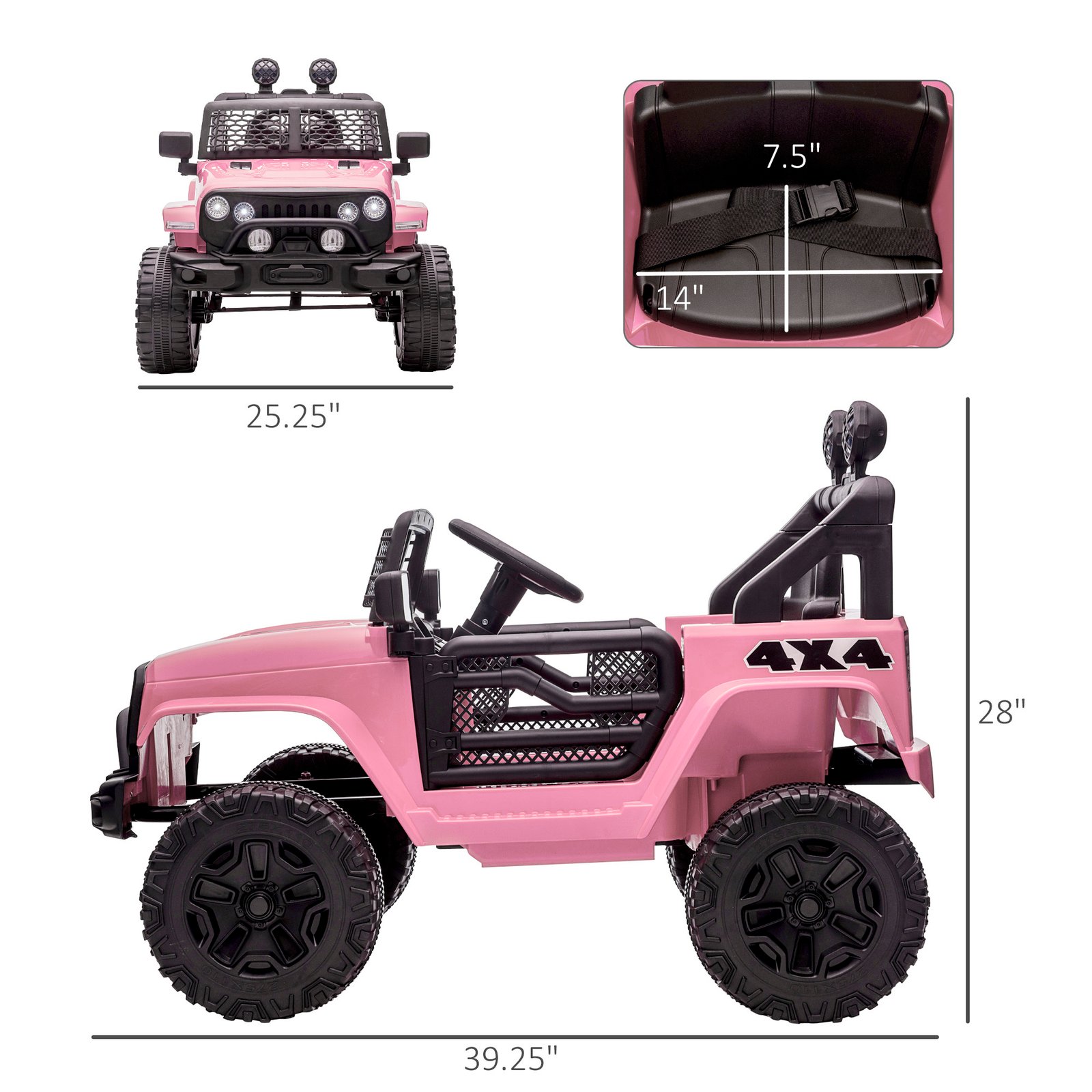 Kids Electric Ride-On Truck w/RC - Image 2