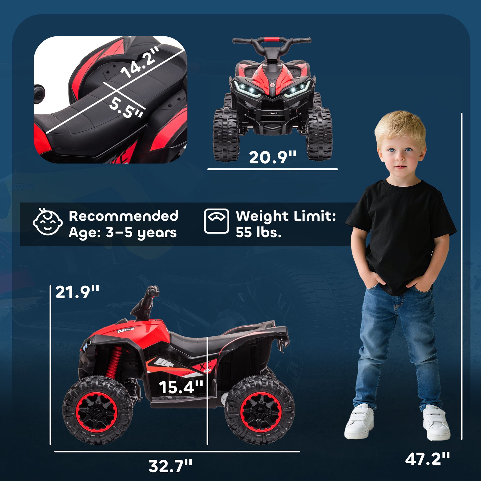Kids Electric ATV Quad - Image 7
