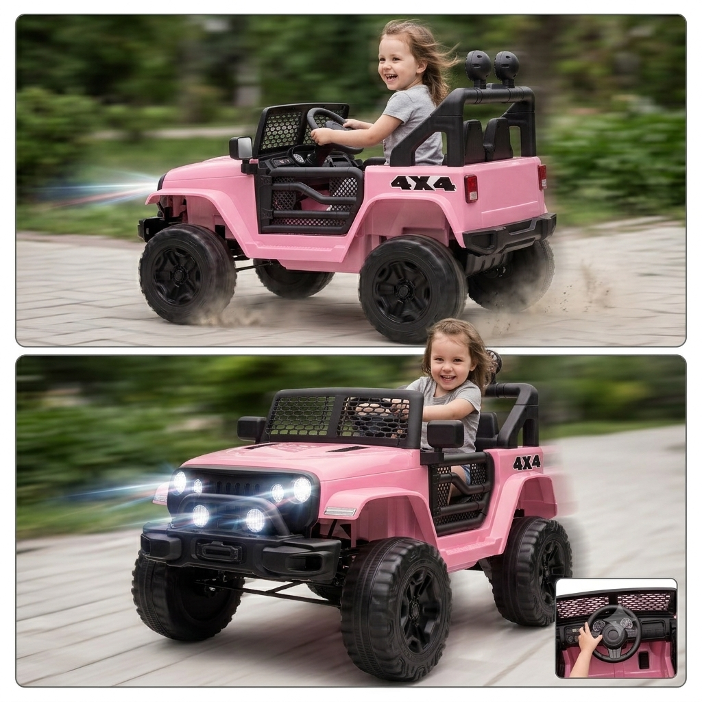 Kids Electric Ride-On Truck w/RC - Image 5