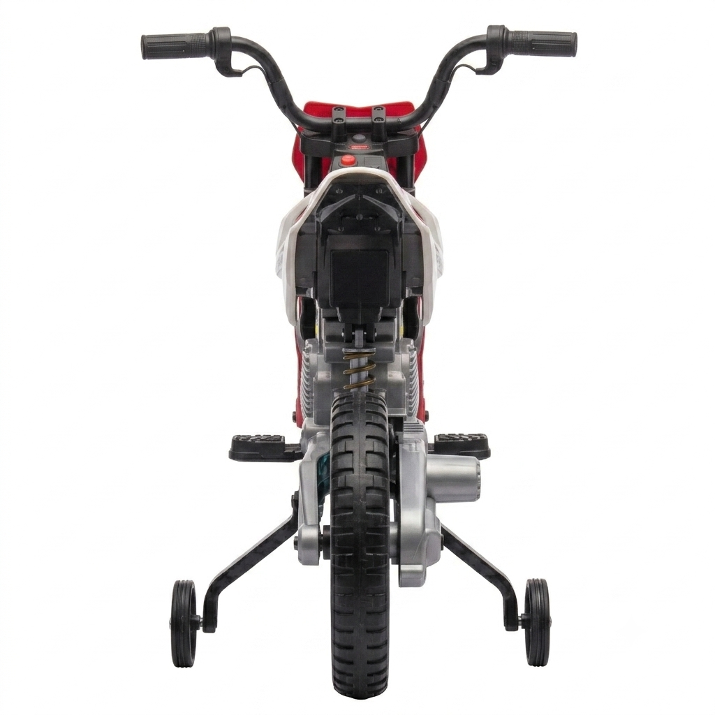 Kids Electric Motorcycle w/Training Wheels - Image 5