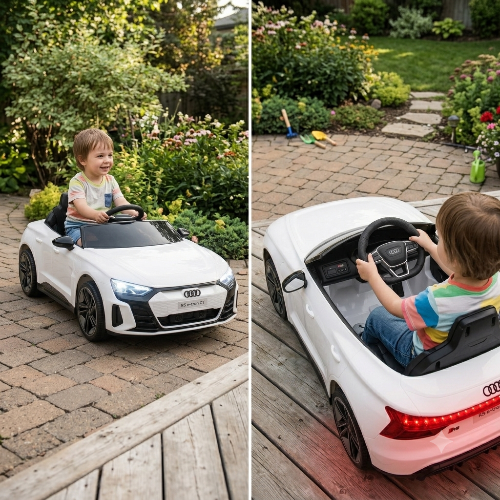 Licensed Audi Kids Ride-On Car - Image 5