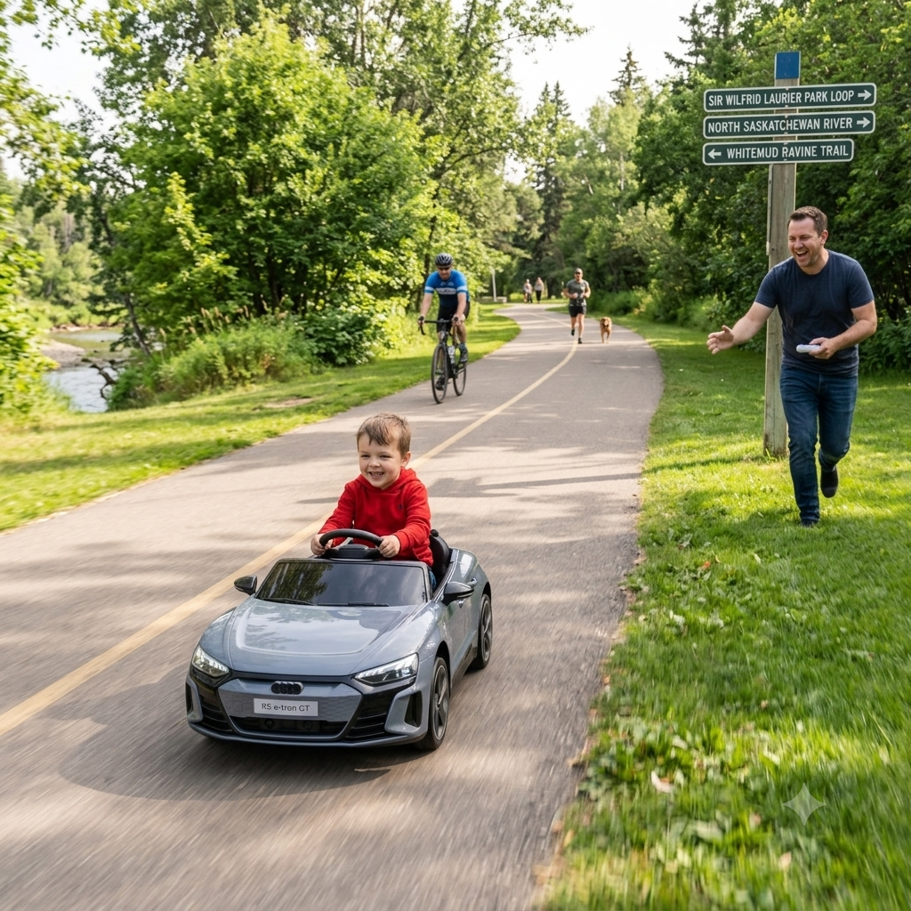 Licensed Audi Kids Ride-On Car - Image 5