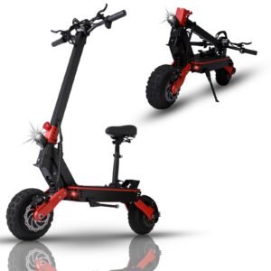 Off-Road Dual-Motor Electric Scooter w/Seat